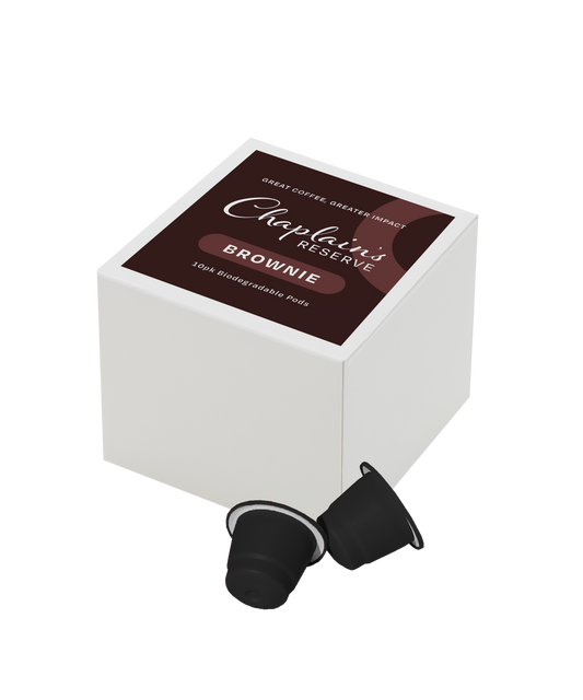 Chaplain's Reserve 50 x Brownie - Coffee Pods
